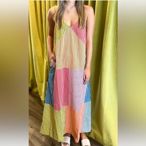 Rhode XS Nadia Striped Dress